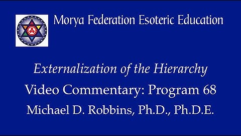 Externalization of the Hierarchy - Program 68