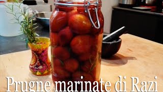 Prugne marinate di Razi - Azerbaijan recipe