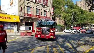 FDNY Engine 60 "Green Berets" Responding From Quarters In Mott Haven, Bronx