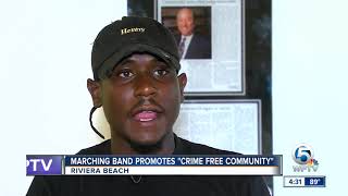 Riviera Beach marching band aims for crime-free community this season