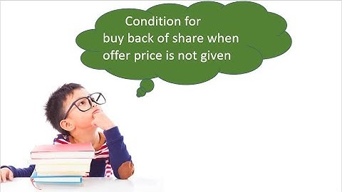 buyback of shares - lesson 3 ty bcom sem 5th financial accounting