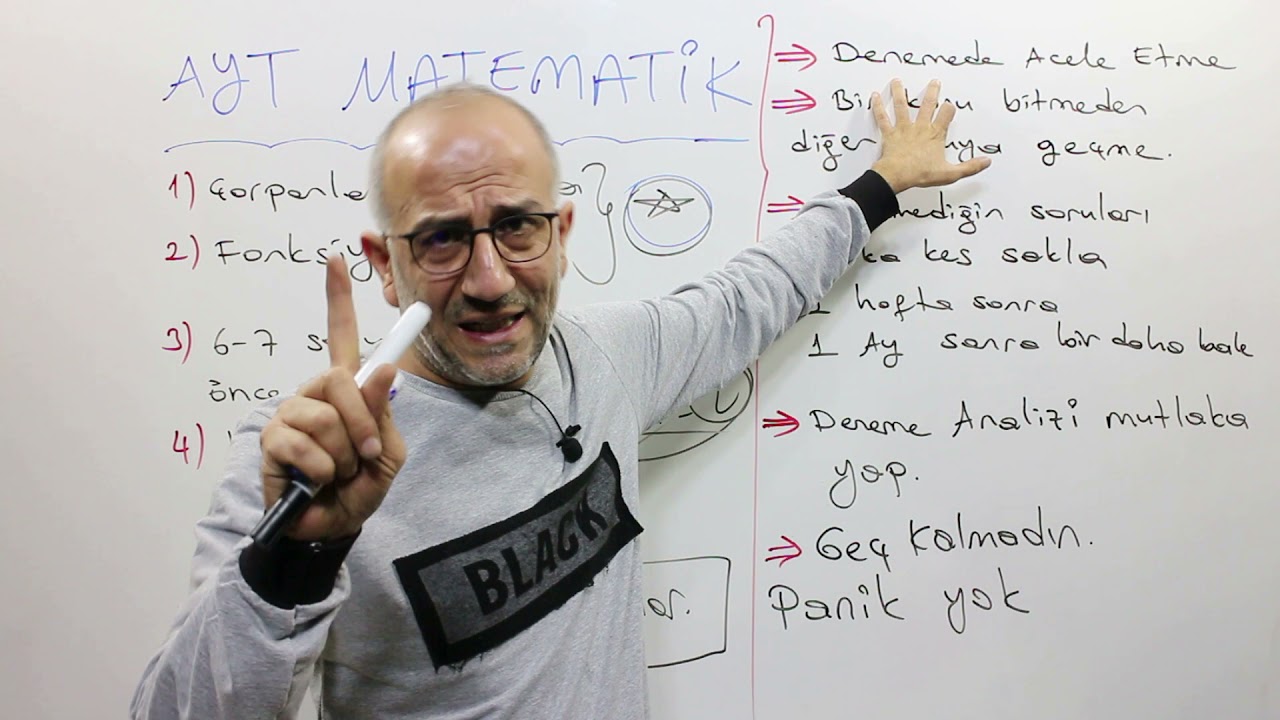 Ayt Matematik Çalışma Taktiği