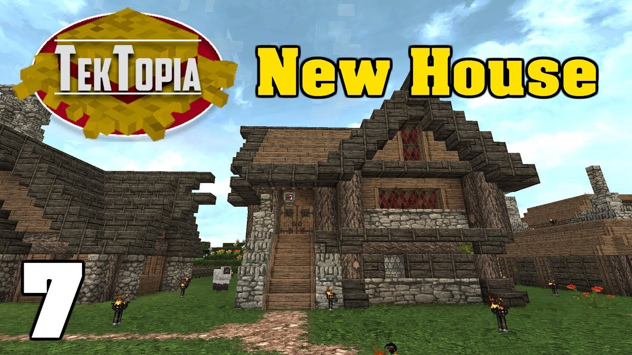 Minecraft | TekTopia | Episode 07 - New House - YouTube