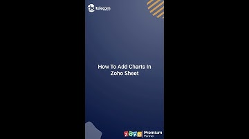 How to add charts into Zoho Sheet