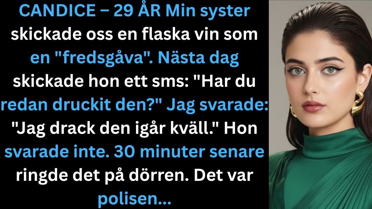 Jag vaknade av ett meddelande från min syster: ”Har du druckit det än?” Hon syftade på vinflaskan hon lämnat på min tröskel med en lapp där det stod ”fredsoffer”. Jag hade inte rört den, men något...