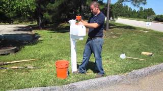 Easy Mailbox Installation Instructions Installation Instructions made easy for you! Visit us online at www.thevinylmailboxpost.com for details! Thanks for stopping by.
