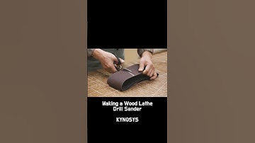 Making a Wood Lathe Drill Sander / Shorts