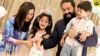 Yash Daughter Birthday Celebration Sweet Moments | Ayra Yash Birthday Video | Rocking Star Yash Son