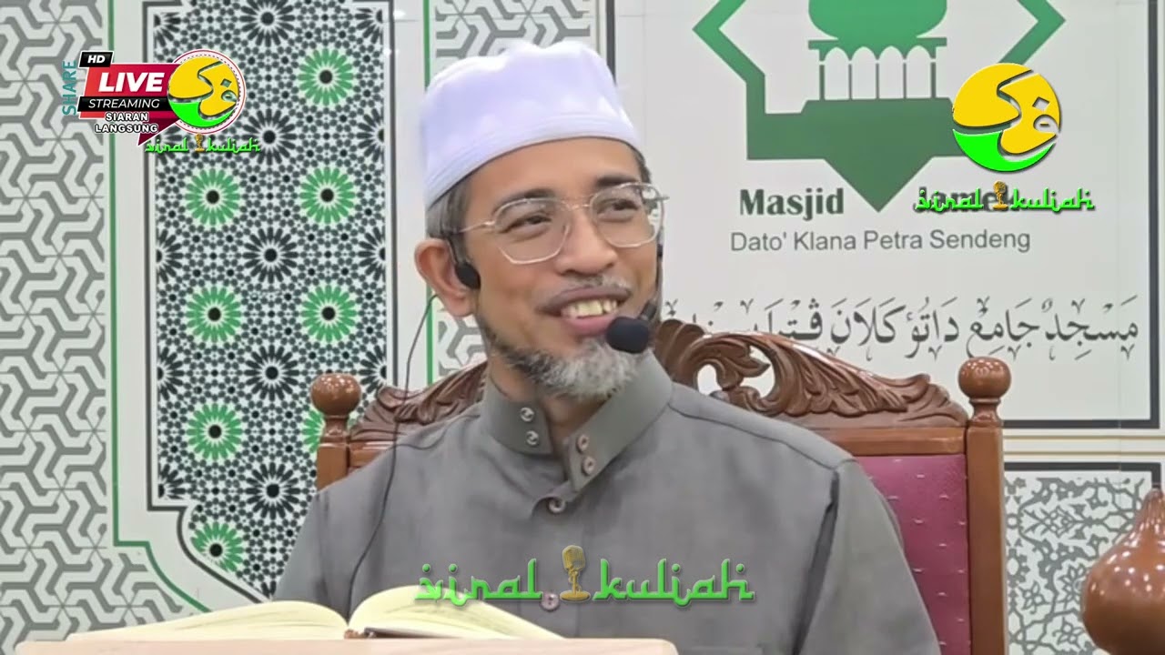 Tiga (3) Ciri Orang Yang Makrifat kepada ALLAH TAALA ~ Dato' Ustaz Mohamad Zaidi bin Ramli