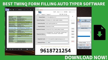 TwinQ Form Filling Auto Typer – Full Setup & Guide