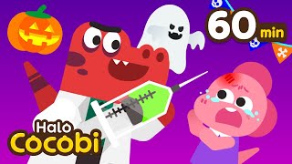 Lagu Halloween Anak🎃Monster Dokter Kumpulan | Song for Kids | Halo Cocobi Bahasa Indonesia