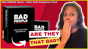 Hilarious, Naughty Fun! Bad People Party Game Unbox & Reaction