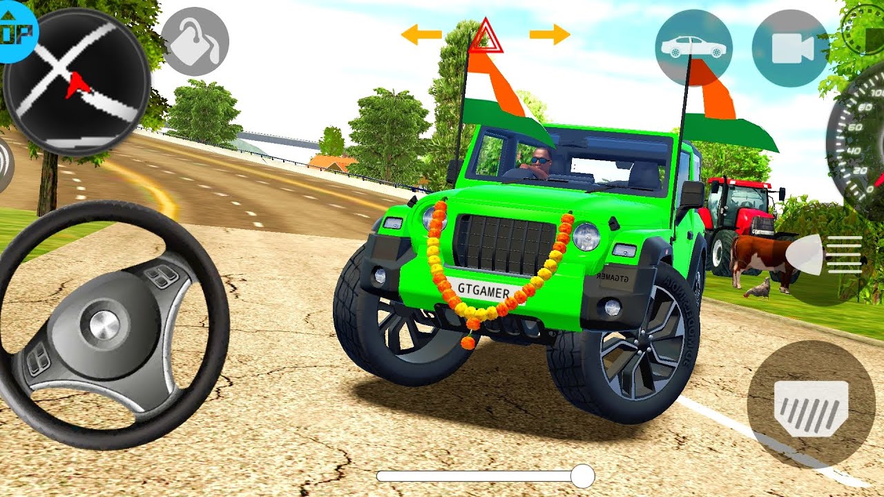 Доллар Сонг Модифицированный Махендра Грин Тар 😈 Indian Cars Simulator 3D 😈 Android Gameplay