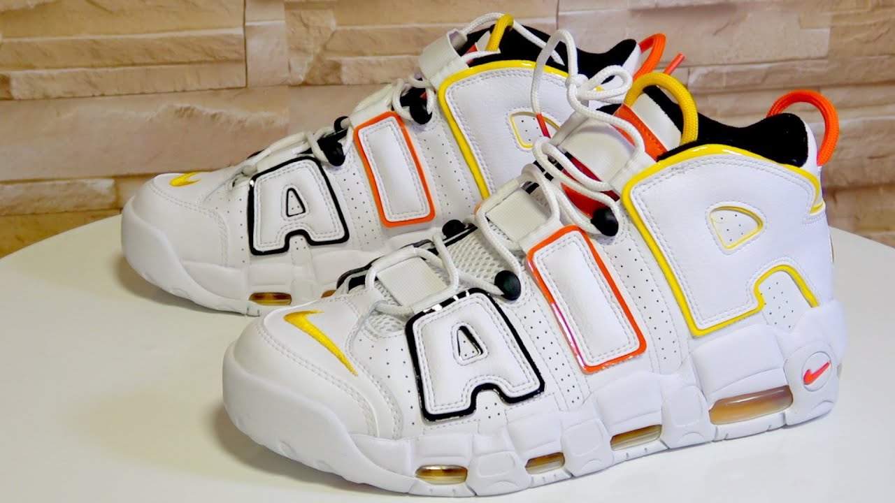 ナイキ エア モア アップテンポ レイガンズ サイズ感 偽物の見分け方 コーデ NIKE Air More Uptempo RAYGUNS