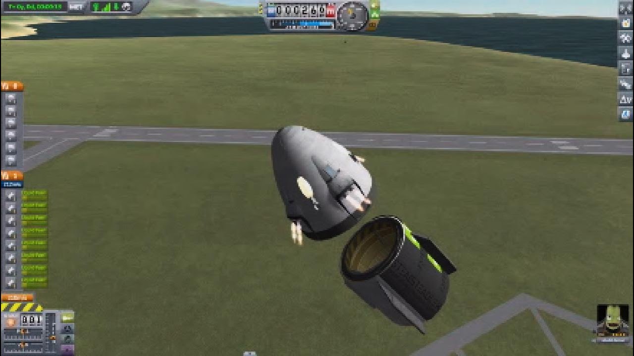 KSP - SpaceX dragon - pad abort test