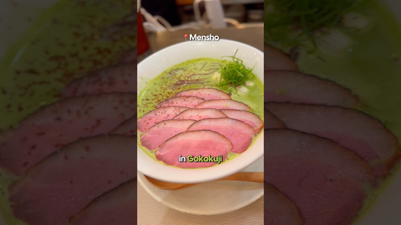 В какой раменной в Японии подают рамен с шоколадом и матчей? 