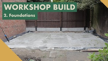 Garden Room Workshop Part 2 - Foundations