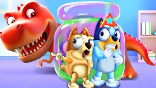 T-rex Has a Toothache😭|  | Good Habits | Learning Cartoon Video | Pretend Play with Bluey Toys