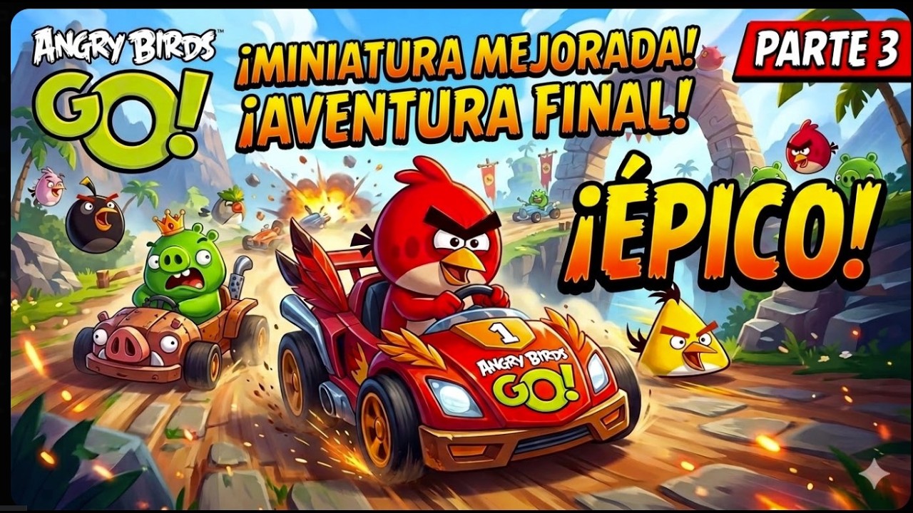ANGRY BIRDS GO MODERNO - PARTE 3