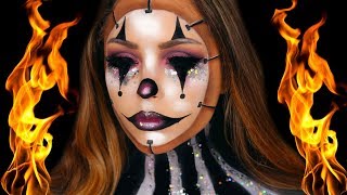 HALLOWEEN CLOWN MASK TUTORIAL | LAURA SOMMERVILLE screenshot 2