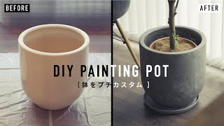 【DIY】鉢を自分好みの色にしようとしたら、、、