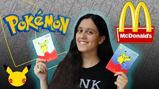 ABRI PACKS DE CARTAS POKÉMON DO MCDONALD'S!!! | Edição especial comemorativa 25 anos Pokémon