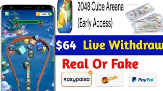 Happy Cube 2048 - Merge 3D Cube (Early Access) real or fake?? claims you can win $1000 🤔 screenshot 4