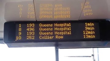 London Bus Stop countdown 2015