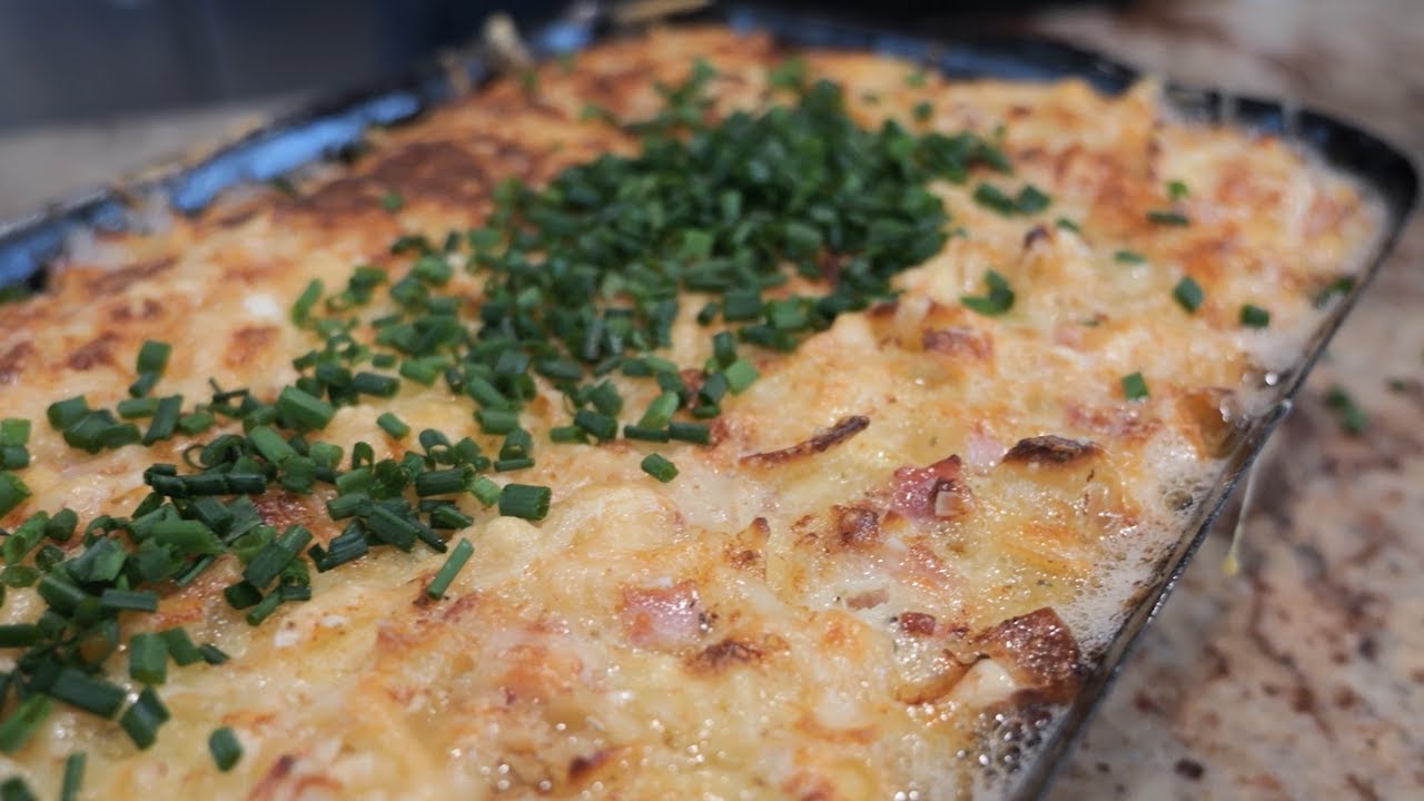 Kochen mit Alex - überbackene Schinkennudeln