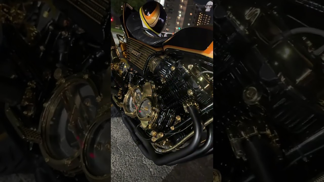 金ピカの極上CBXがカッコ良すぎるんじゃなかろうかー🥰#cbx400f #なるおっさんtv #極上車