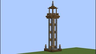 Minecraft  Basit Kule Yapımı