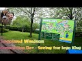 Trip to Legoland to see the Lego King on Coronation Day.