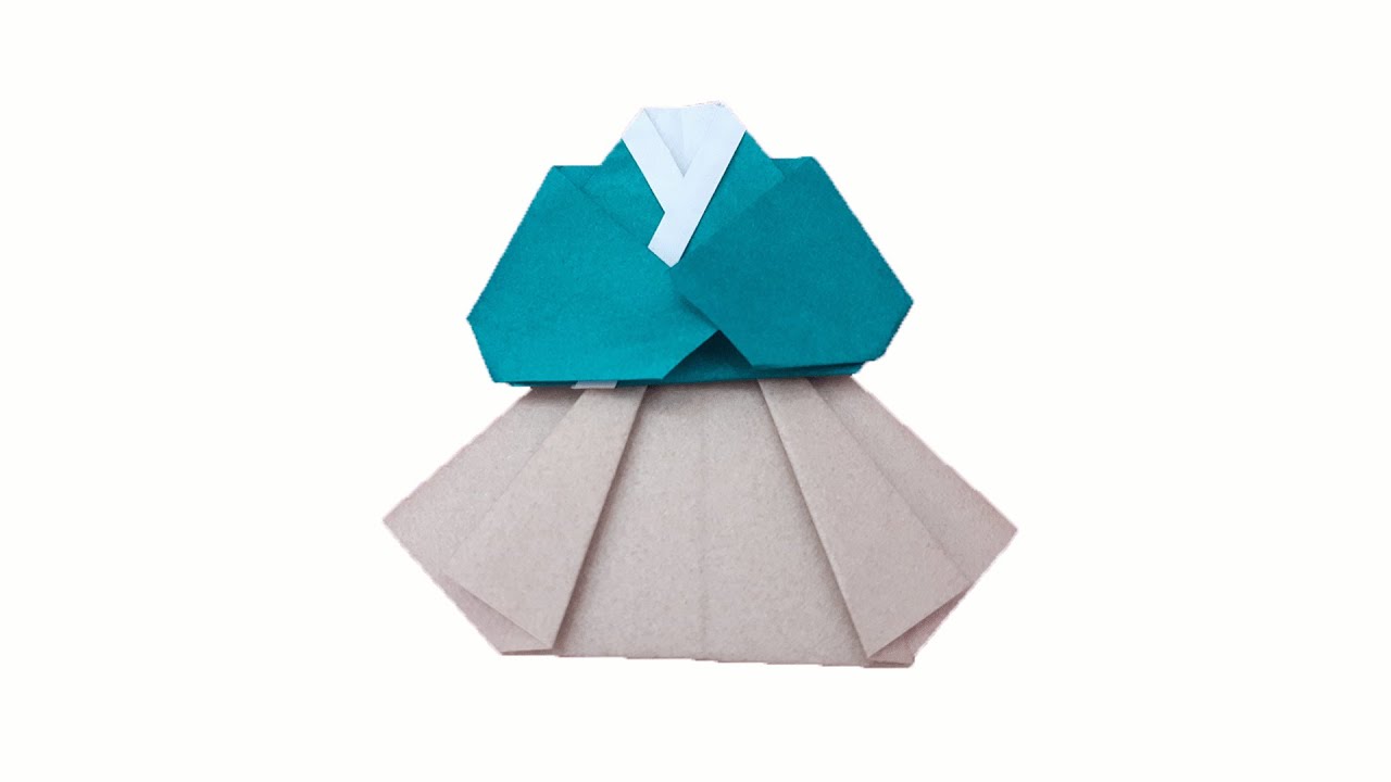 How to make a traditional Korean Costume Hanbok DIY Crafts YouTube