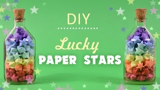 Lucky Paper Stars | How to Make Lucky Paper Stars | Origami Lucky Stars Tutorial