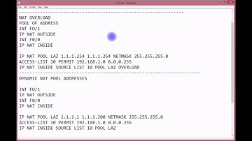Cisco CCNA R/S Labs - Configuring Dynamic NAT