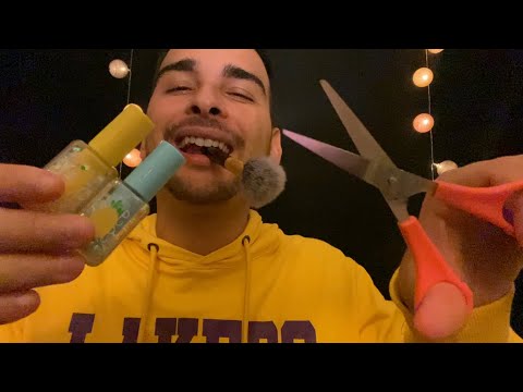 [ASMR] CHAOTIC Makeup & Haircut 😚