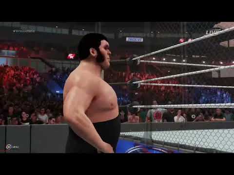 WWE 2K19 XBOX Series X Gameplay [4K60FPS] - Andre the Giant vs Curt Hawkins