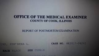 *Full Toxicology Report & Autopsy Report*