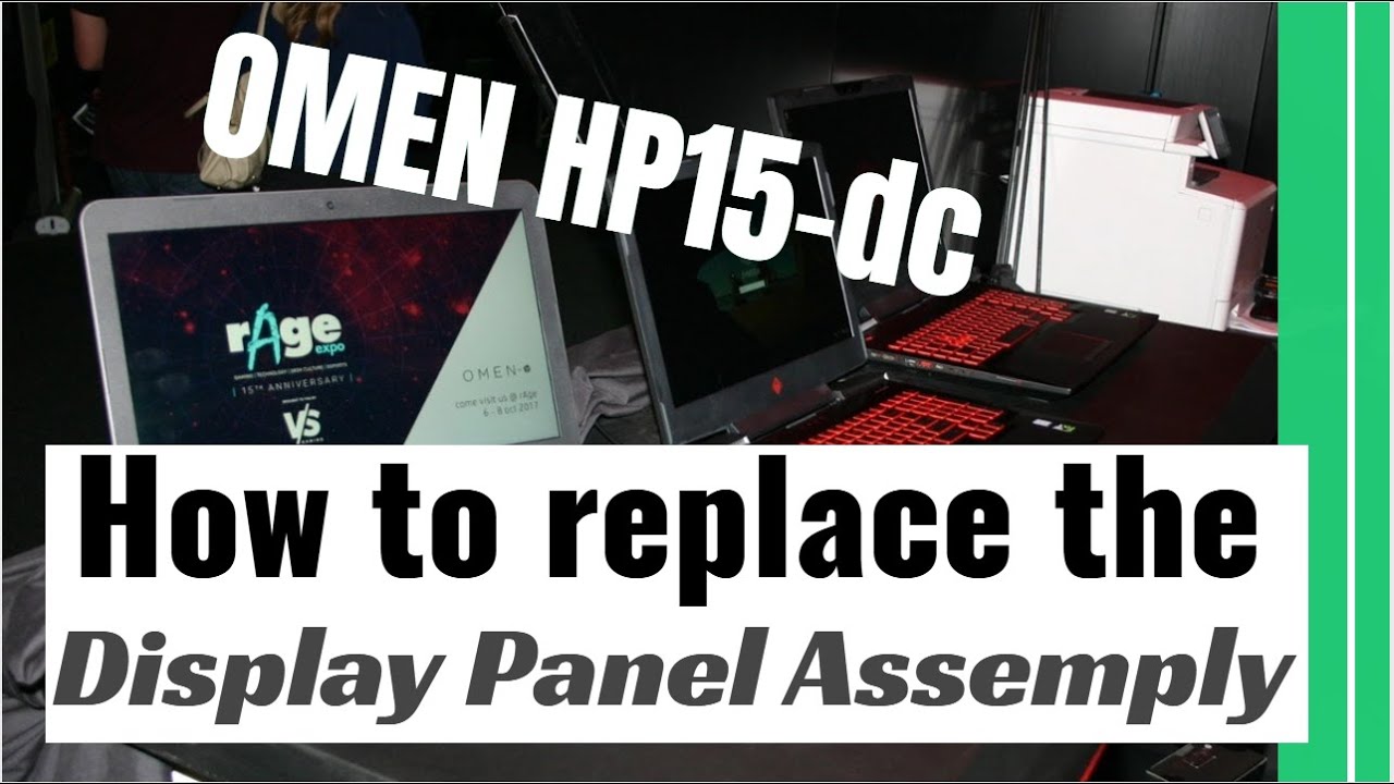 How to remove and replace Display Panel Screen Panel for OMEN by HP
