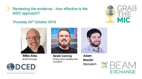 Reviewing the evidence - how effective is the MSD approach