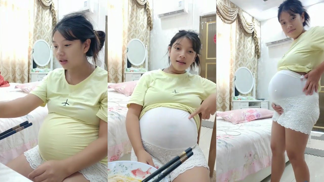 Teen Pregnant asian mom dinner || Teen pregnancy || 9 month daily routine