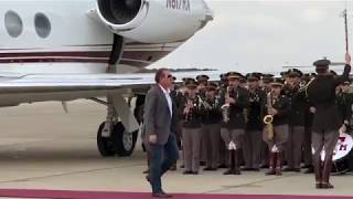 Jimbo Fisher receives presidential reception as he arrives at Texas A&M