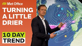 10 Day Trend 29/03/2023 – Signs of drier weather - Met Office Weather Forecast