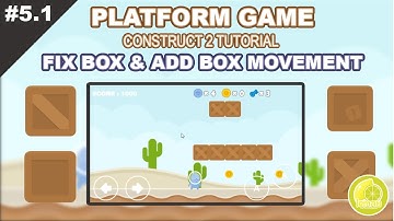 Fix Breakable Box and Add Box Movement When Hitted Platformer Construct 2 Tutorial (Part 5.1)