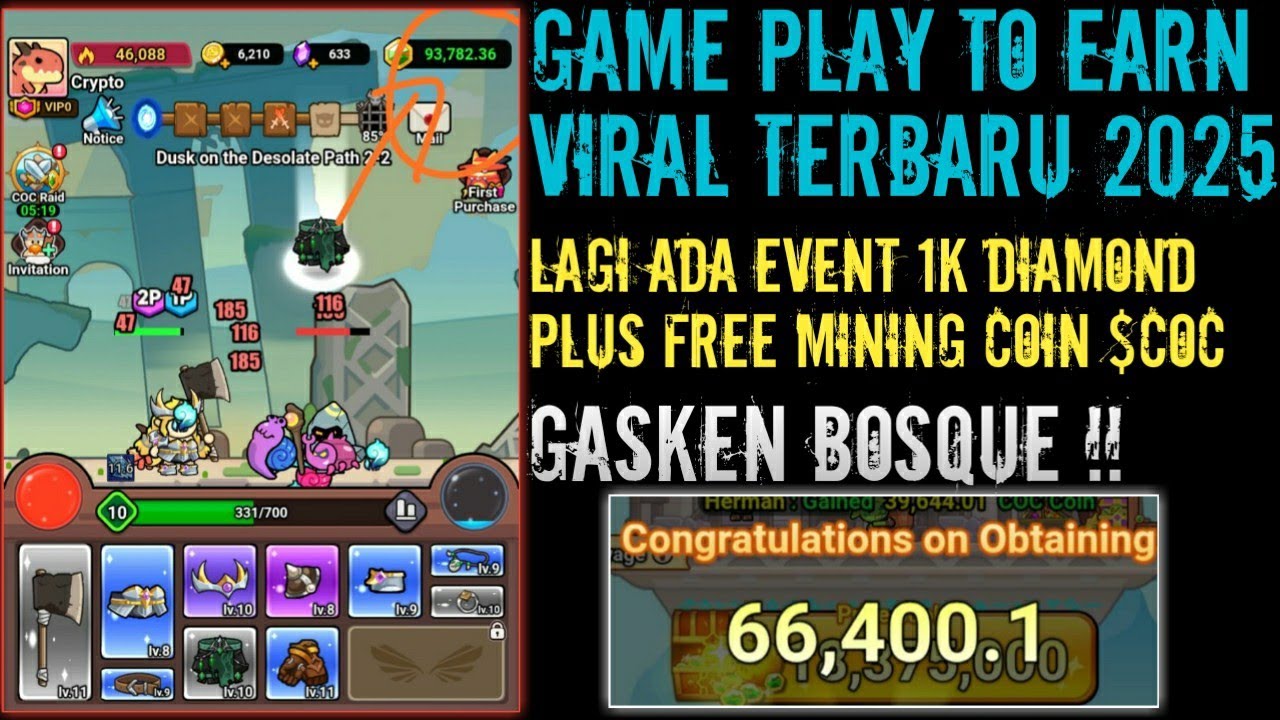 TUTOR FARMING COIN $COC GRATISAN!! DI PROJEK GAME P2E COC ODIN🔥SUPPORT ...