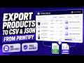 Export and Back Up Your Printify Products