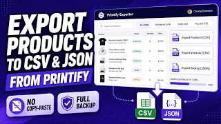Export and Back Up Your Printify Products