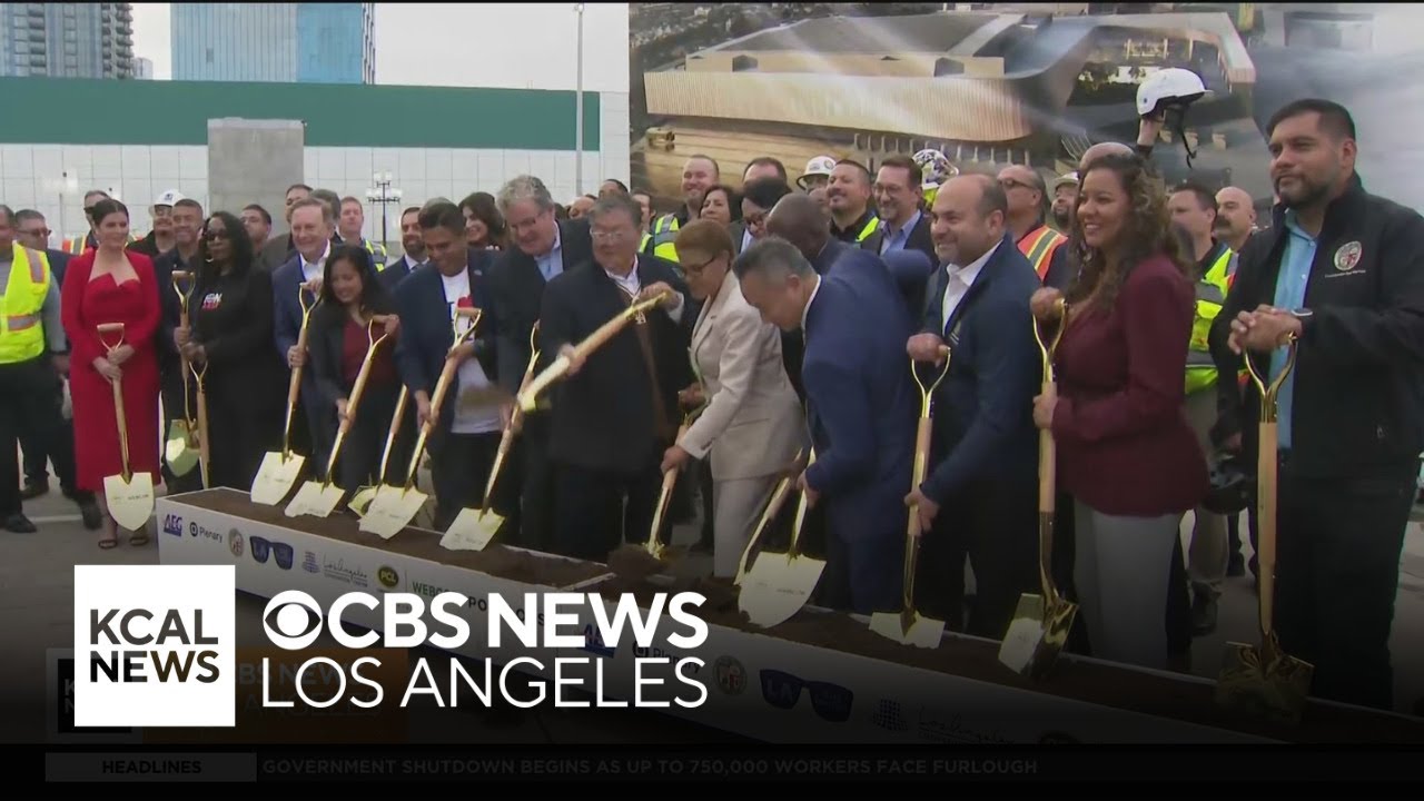 Mayor Bass, city leaders break ground on LA Convention Center expansion