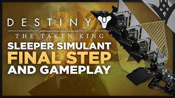 Destiny: The Taken King - Sleeper Simulant Final Step And Gameplay, Exotic Quest Line Guide (Part 2)