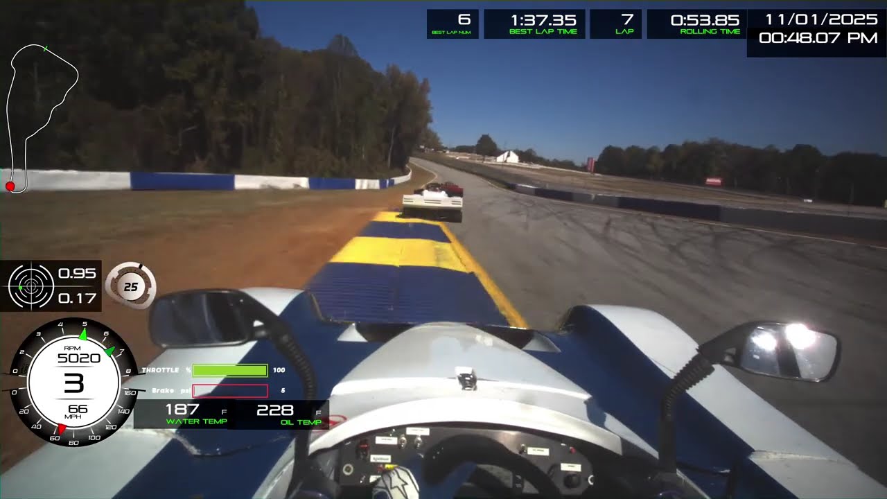 Road Atlanta SRF3 ARRC/SARRC Saturday Turn 10 Incident 11/1/2025